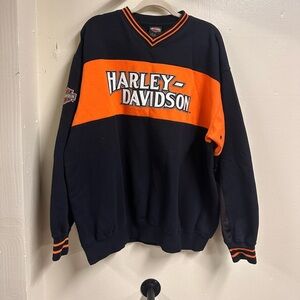 Harley Davidson v neck pull over sweatshirt Coos Bay, OR size XL men’s